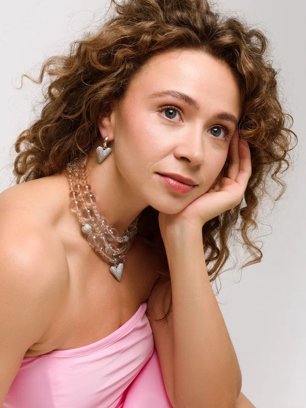 Серьги "Elongate Shine" Silver на швензе амур