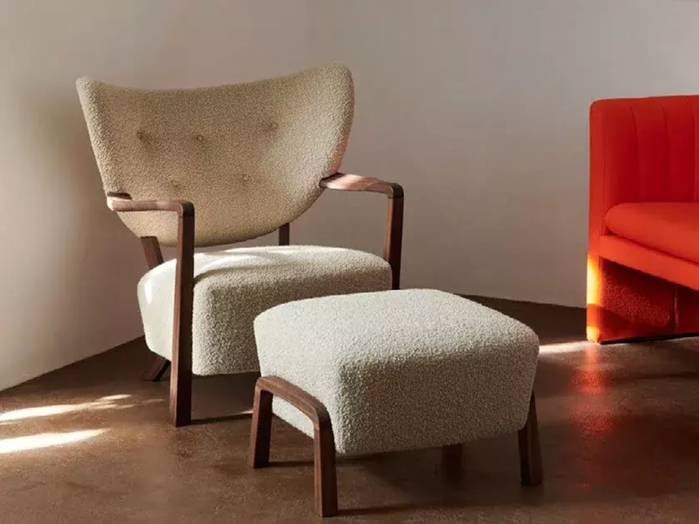 Кресло Wulff ATD2, Овчина,  Walnut