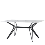 Стол MARBELLA FSD1943 белый мрамор