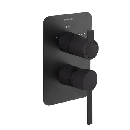 Встраиваемый смеситель для ванны и душа 3 выхода DRAKO 331503SNM С ВНУТРЕННЕЙ ЧАСТЬЮ