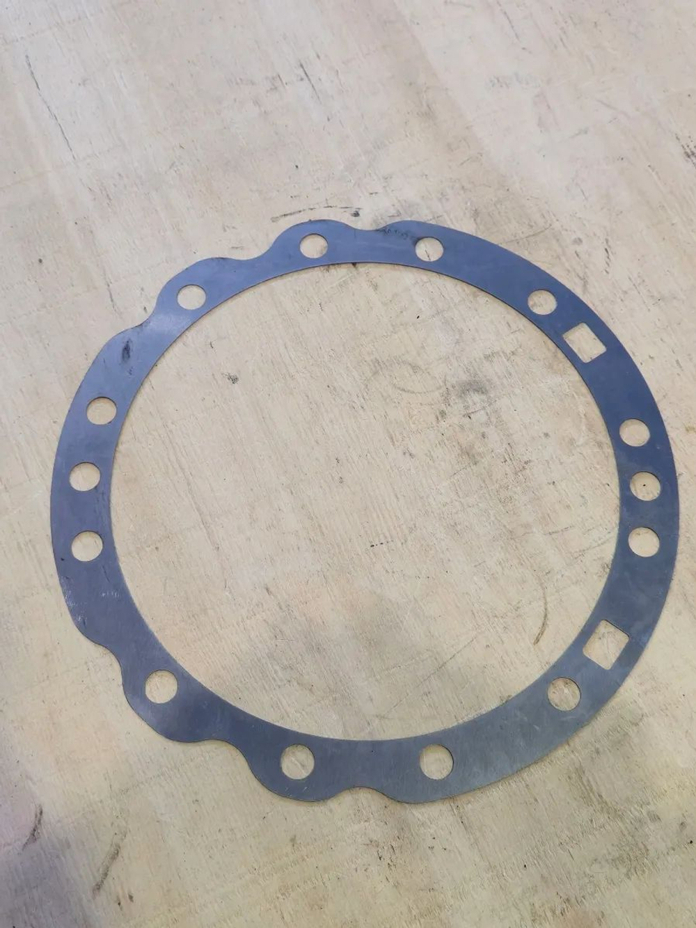 Прокладка регулировочная (0,5мм) крышки главной пары ср. моста FAW J6 (Shaft-Gear)