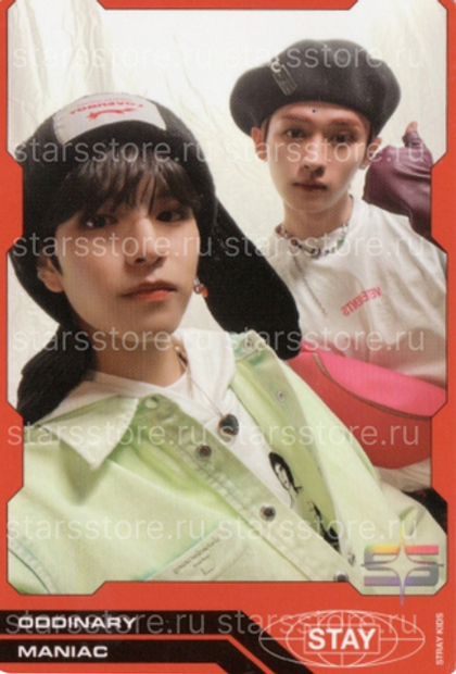 Фотокарта юнитная Seungmin & Lee Know STRAY KIDS - ODDINARY