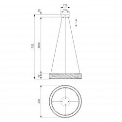 Подвесной светильник Eurosvet Solis 101004 LED