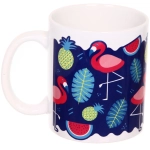 Кружка керамическая 330 мл «Фламинго» ананасы