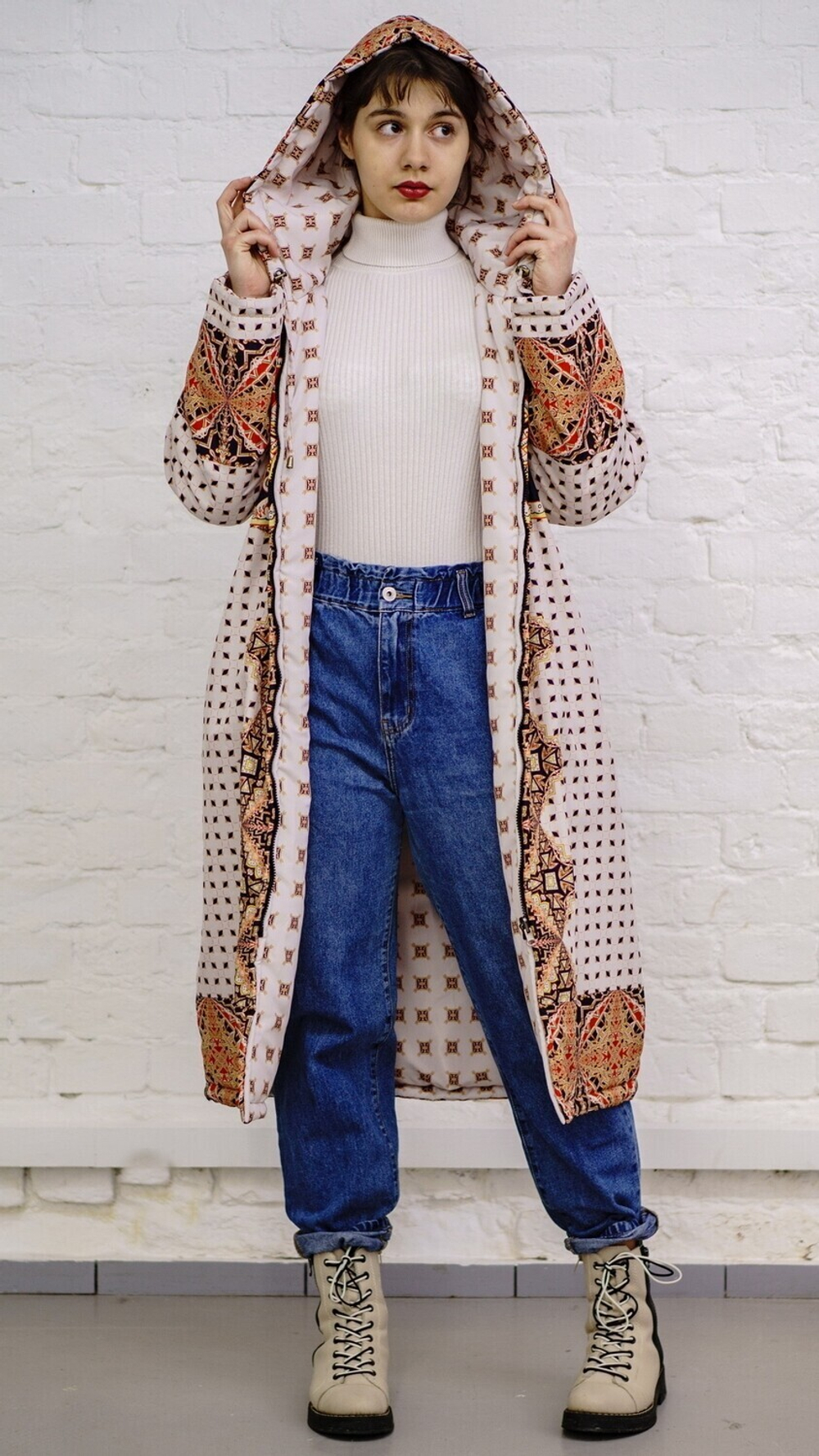 Двустороннее пальто-парка "Новгородский трофей 2"