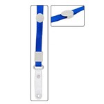 Бейджи пластиковые на шнурке А7, 2 штуки, горизонтальные для пропуска сотрудников, школьников, мероприятия, пропуска, набор бейджей с лентой на шею, 100*68 мм