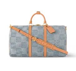 Сумка Louis Vuitton Keepall 50 с узором Damier 3D