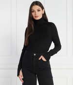 Хлопковый гольф extra fine roll-nk Calvin Klein - черный(K20K205989)