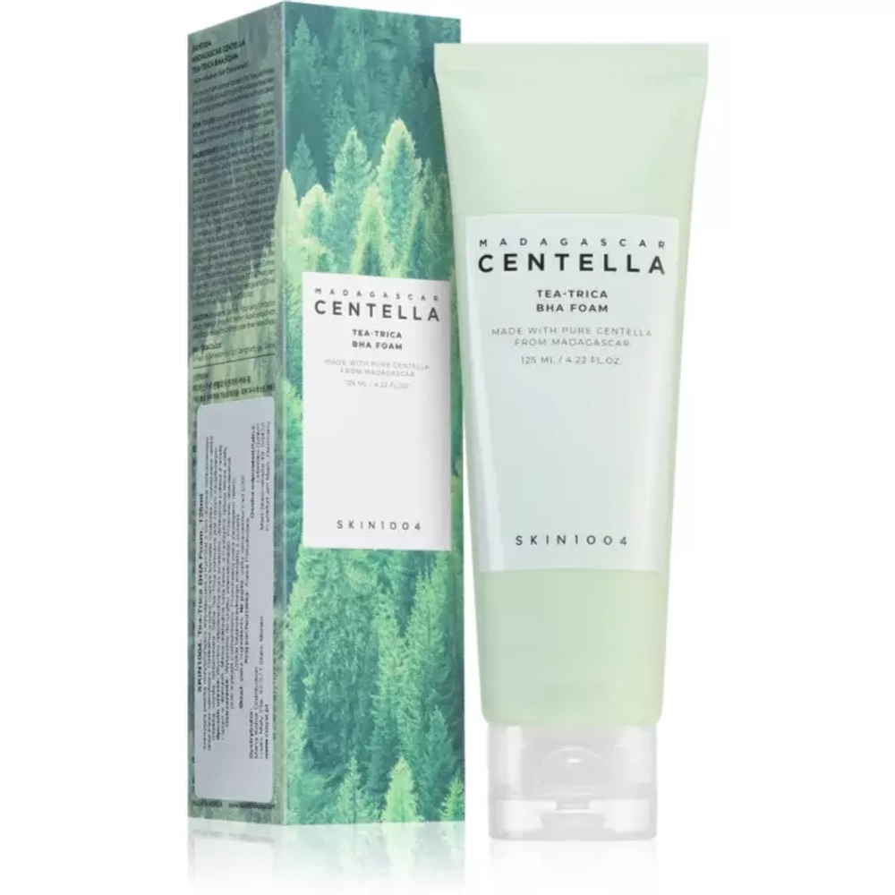 Skin1004 Madagascar Centella Tea-Trica BHA Foam антибактериальная пенка для умывания