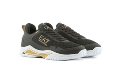 Женские теннисные кроссовки EA7 Unisex Woven Sneaker - Black