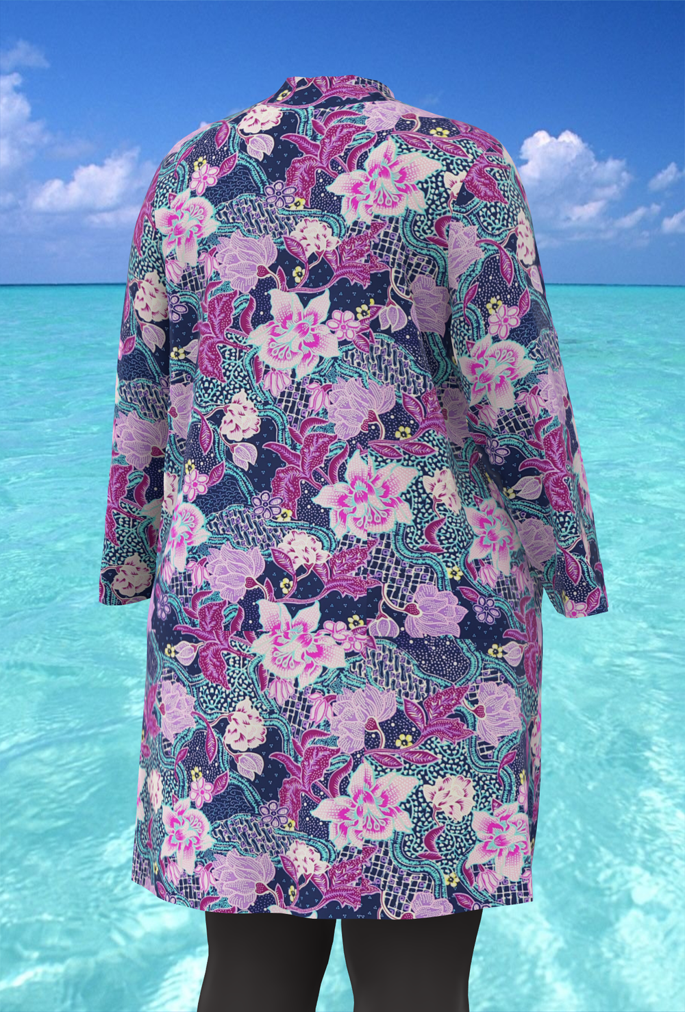 Купальный топ 17260 сиреневый