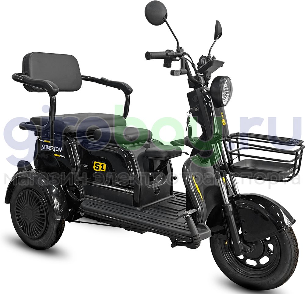 Электротрицикл SIBERTON V1 2000W (60V/21Ah) фото №2