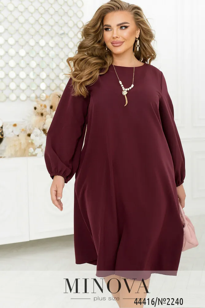 Платье 2240-бордо Minova