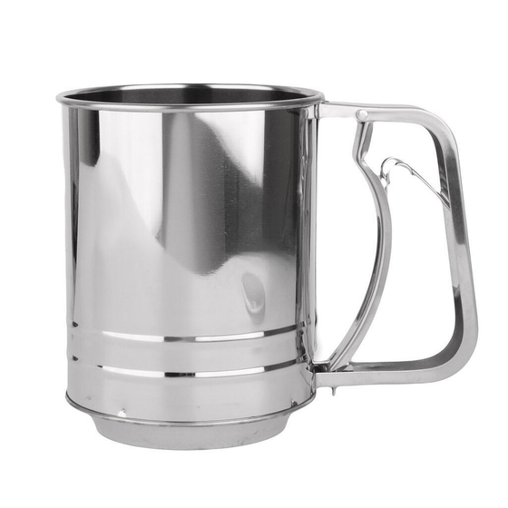 Сито 9,9 см кружка h12,9 см с механизмом нерж. мелкая сетка P.L. Proff Cuisine