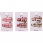 Зажимы для волос 2шт «New collection - Marina», микс 6 цветов, 6*2,5см