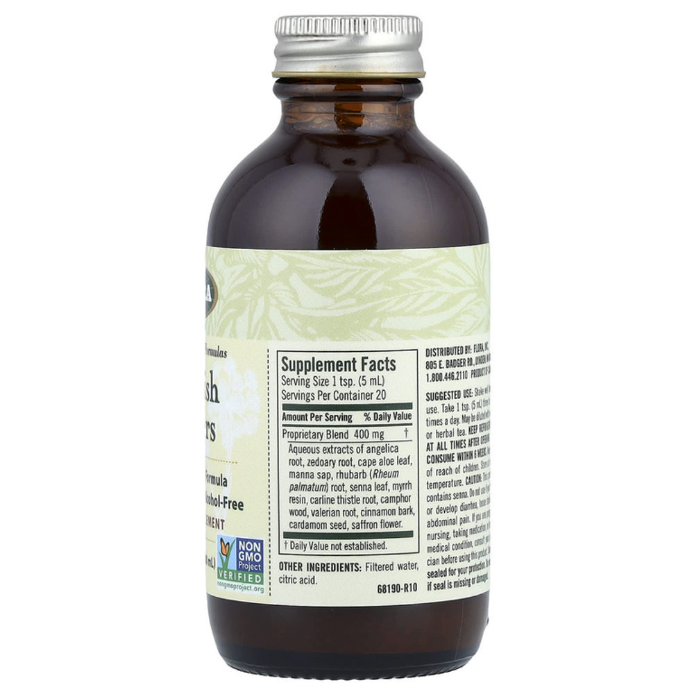 Flora, шведская горькая настойка (без алкоголя) 100 ml.