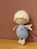 Ангел вязаный, Голубой