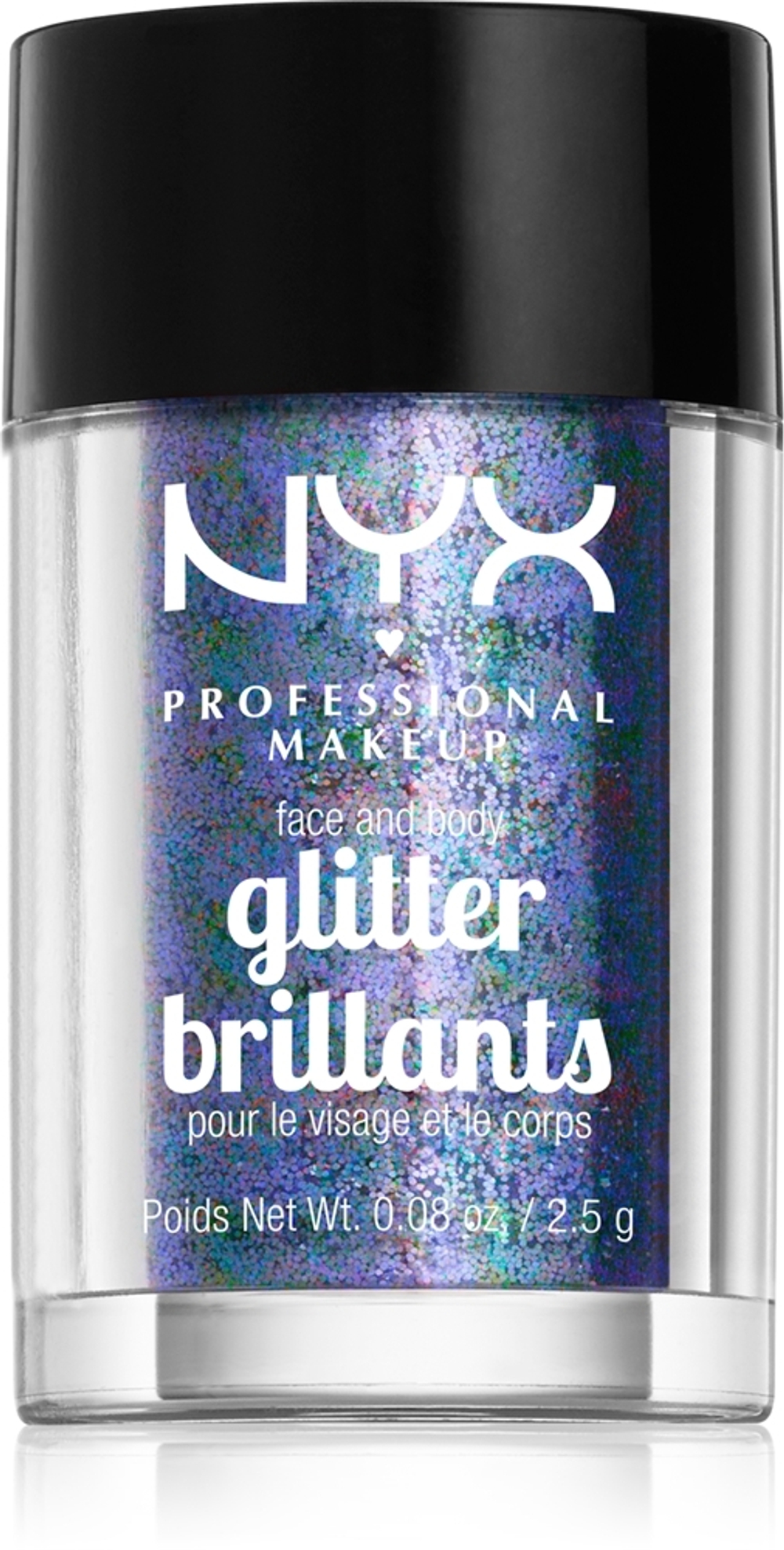 NYX Professional Makeup Face & Body Glitter Brillants - Блеск для лица и тела, 2,5 g