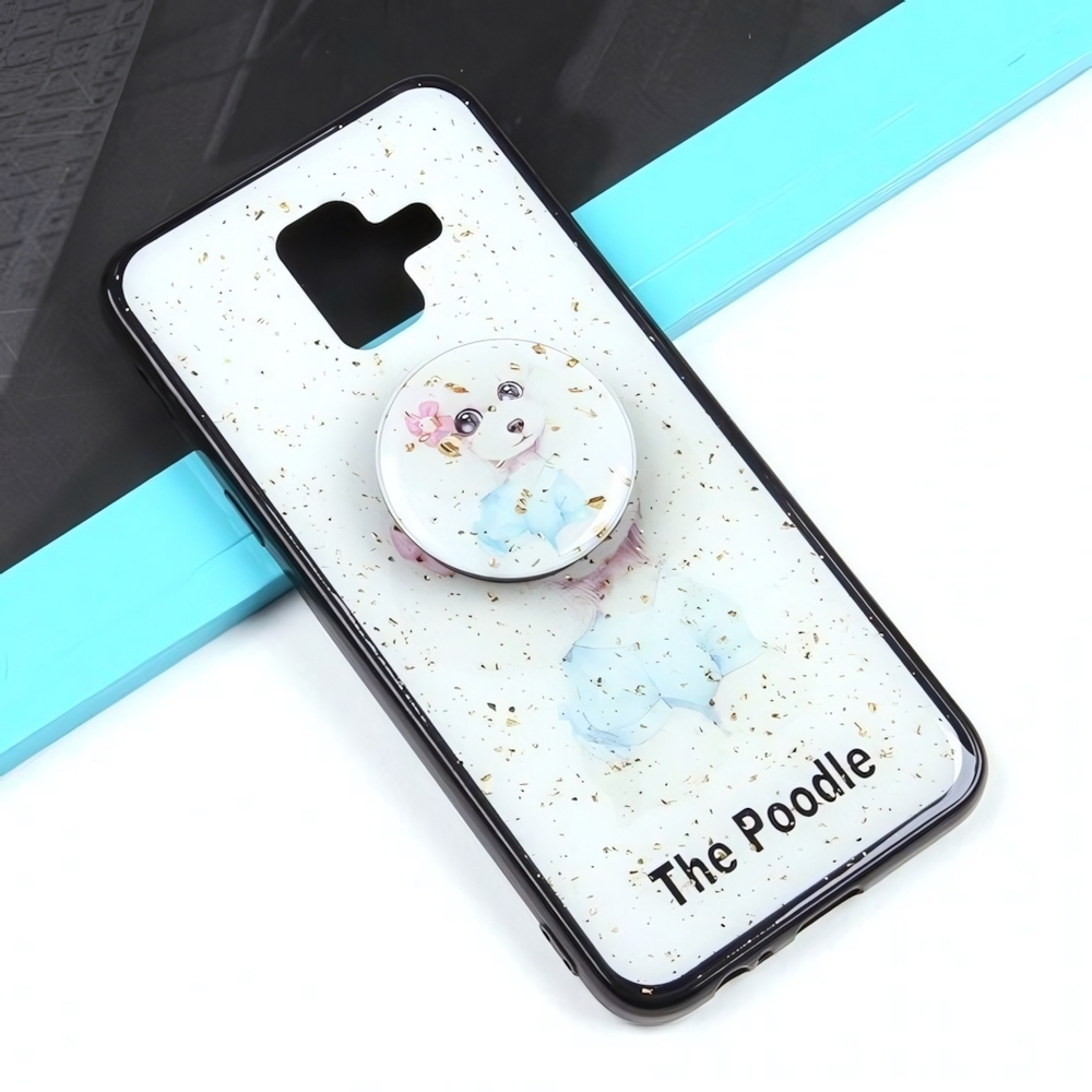 Чехол ТПУ с попсокетом для Samsung Galaxy A6 (2018), 010898