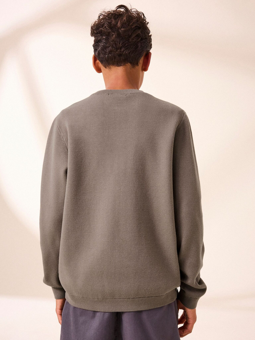 Толстовка на молнии для мальчика Next K84-008, Бежевый