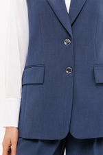 1940 Жилет женский (дымчато-голубой)