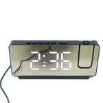 Часы с проекцией LED MIRROR NA-6818 белое свечение