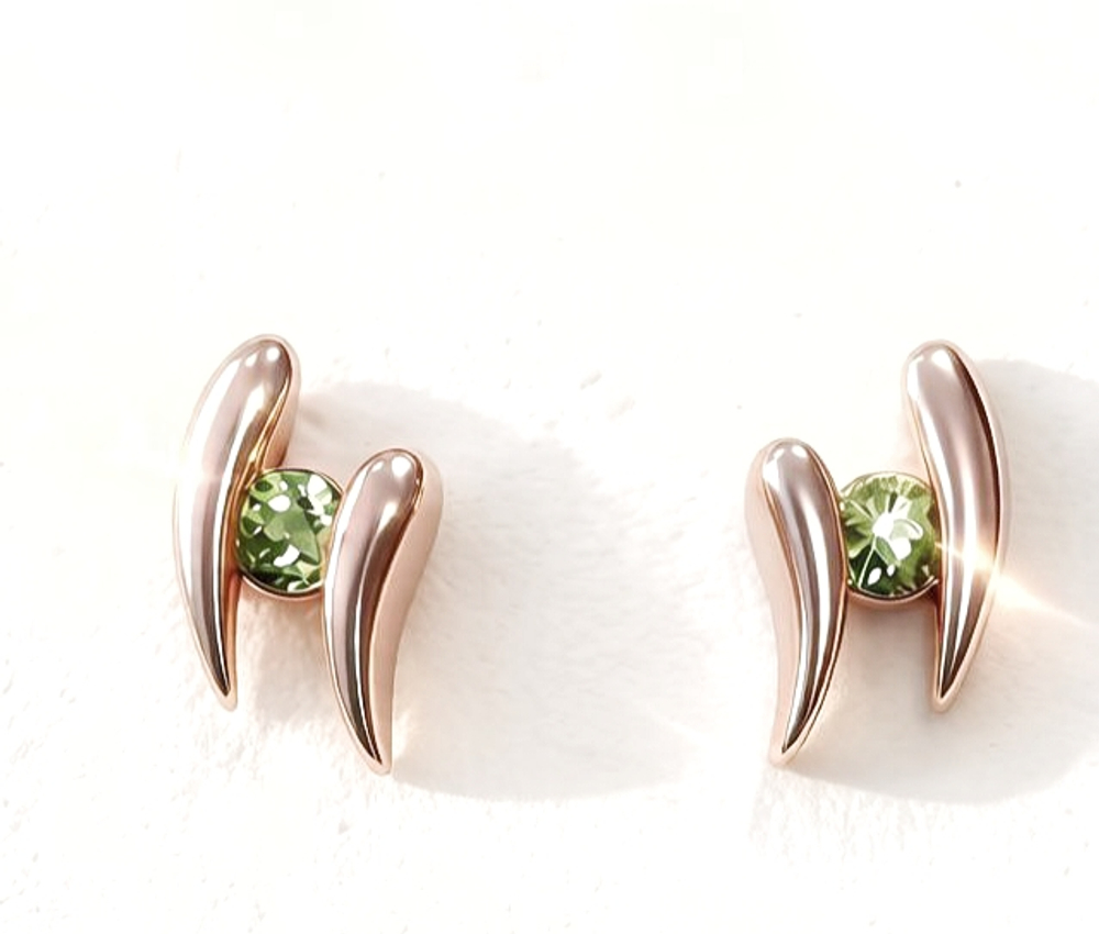 Ювелирные серьги из серебра 925 пробы