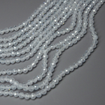 Фианиты, оттенок "Бриллиант", 3,9мм, шар, микроогранка