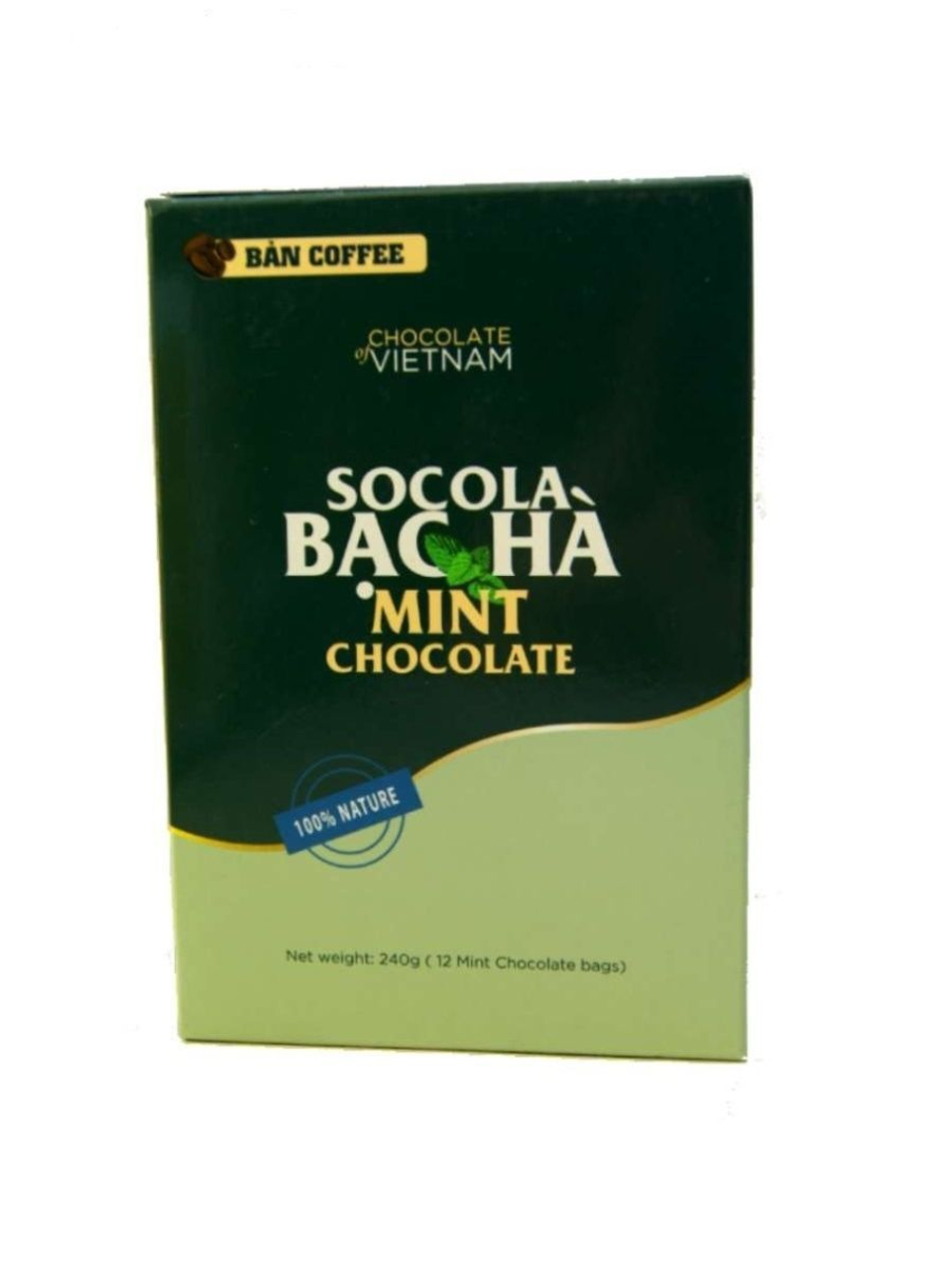 Какао с мятой Socola Bac ha 12 пак. по 20г (Вьетнам), 240г