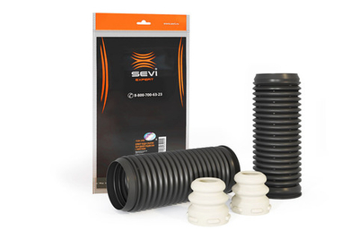 Буфер хода сжатия передней подвески с кожухом для а/м SKODA: Octavia III, IV "СЭВИ-ЭКСПЕРТ"