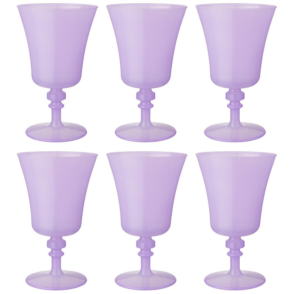 НАБОР БОКАЛОВ ИЗ 6 ШТУК "ICONIC" PURPLE 300МЛ