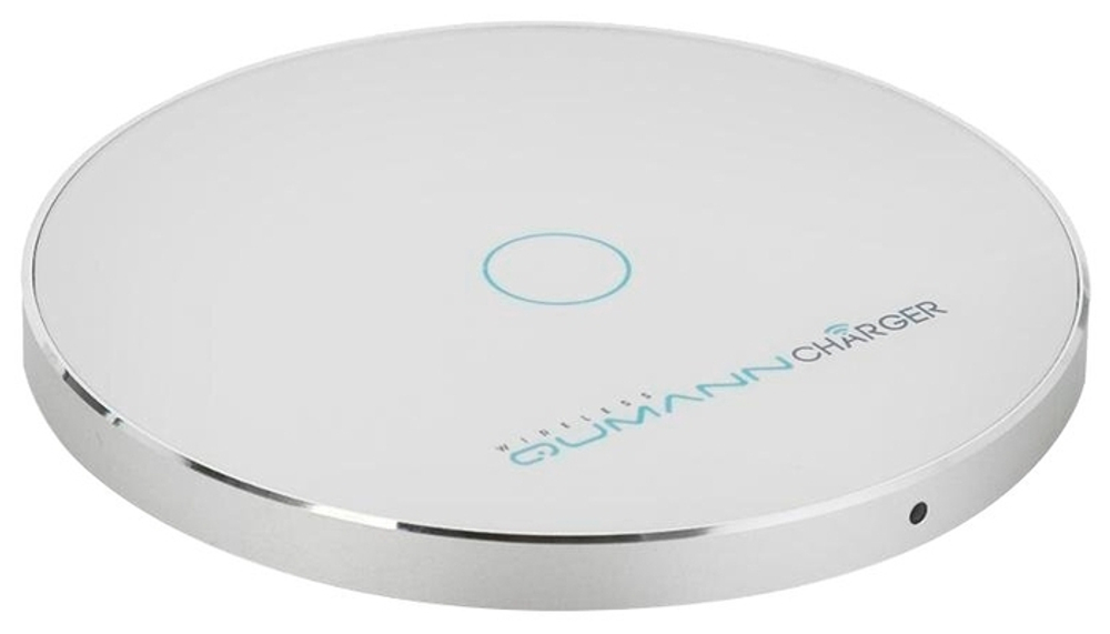 Qumann QWC-02 Wireless Disc Qi Fast Charger White 50521 Беспроводное зарядное устройство