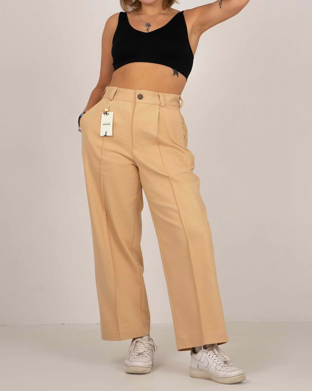 Брюки Backtrend First Песочные