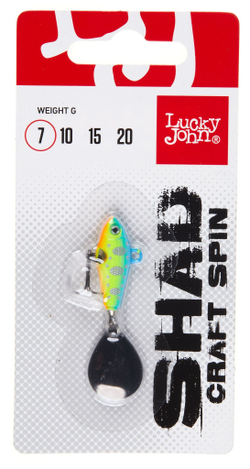 Тейл-спиннер Lucky John SHAD CRAFT SPIN 7г, цвет 015