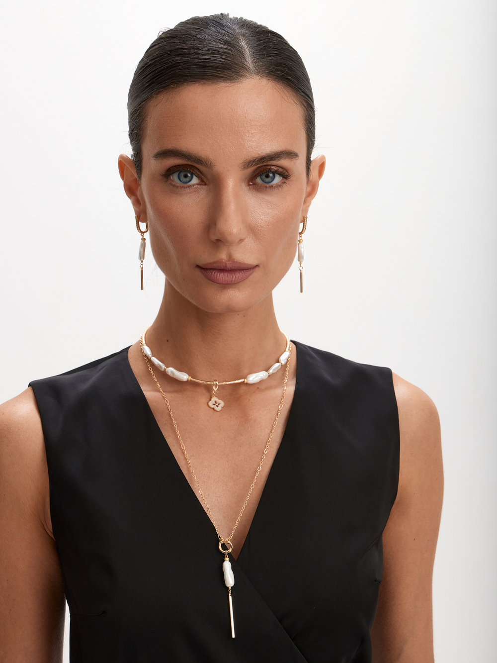 91003279 Колье Selena Pearls