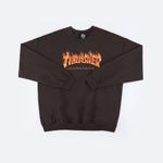 Свитшот Thrasher Inferno Crewneck (dark chocolate)