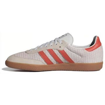 Кроссовки adidas originals Samba для скейтборда Низкие Белые и красные кроссовки