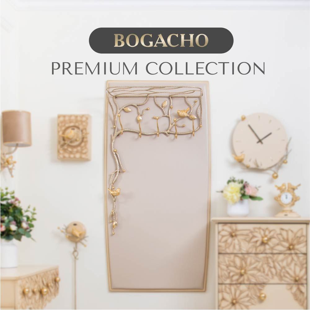 Вешалка настенная Терра (без зеркала) Айвори мраморное золото