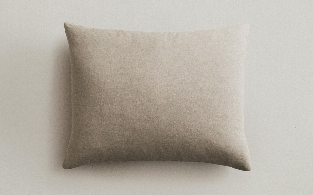 Zara Home наволочка декоративная из льна, светло-бежевый, 70x90 см · 2150/008