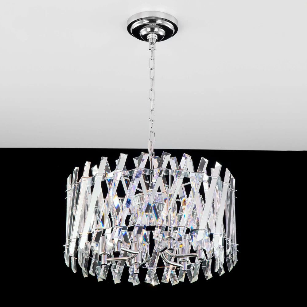 Citilux Ингвар CL334261 Люстра подвесная хрустальная Хром