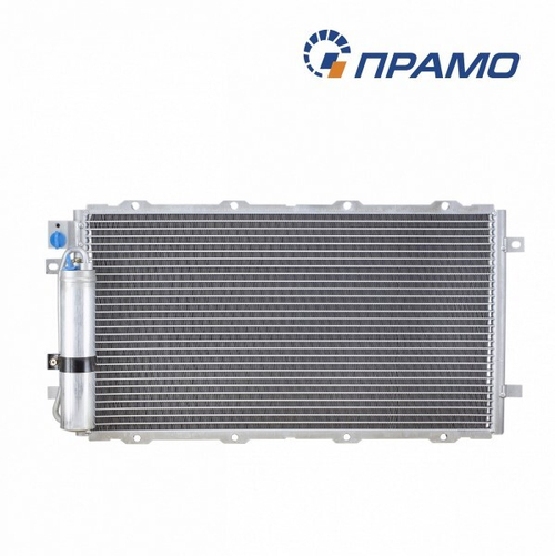 Радиатор кондиционера с ресивером /2190/ в сб. паяный (Прамо)