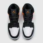 кроссовки Air Jordan 1 White / Black / Orange