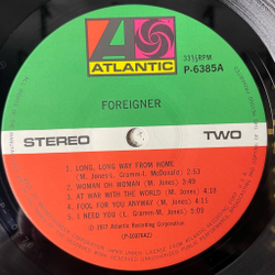 Винтажная виниловая пластинка LP Foreigner (Japan 1980) (Blue Obi) Long, Long Way From Home