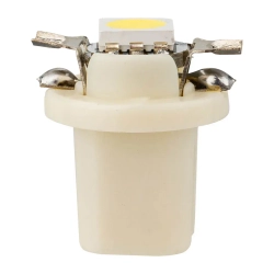 Лампочка светодиодная T8.5-5050-1SMD 12v белая KING T8.5-5050-1SMD W