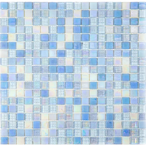 03-Andromeda-m Мозаика из цветного стекла Alma Mix голубой квадрат