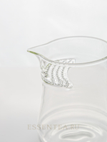 Чашка стеклянная "Чахай" с ручкой и стеклянным фильтром 350 мл