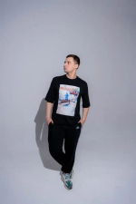 Джоггеры (белая вышивка)