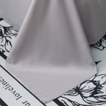 Комплект постельного белья Однотонный Сатин Премиум широкий кант на резинке OCPKR028