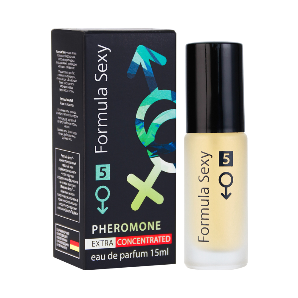 Вода парфюмерная с феромонами Formula Sexy №5 (Формула Секси №5) – 15ml for men