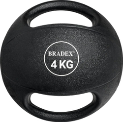 Медбол двуручный, Bradex SF 0763, 4кг
